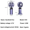 Electric Fan Portable Air Conditioner Mini Cooler Rechargeable Neck Fans for Home Free Shipping Hand Usb Conditioning Blades 6