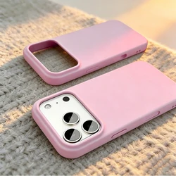 Premium Liquid Silicone Shockproof Phone Case - Vibrant Protection Cover - iPhone 12 Pro Max (Sand pink)
