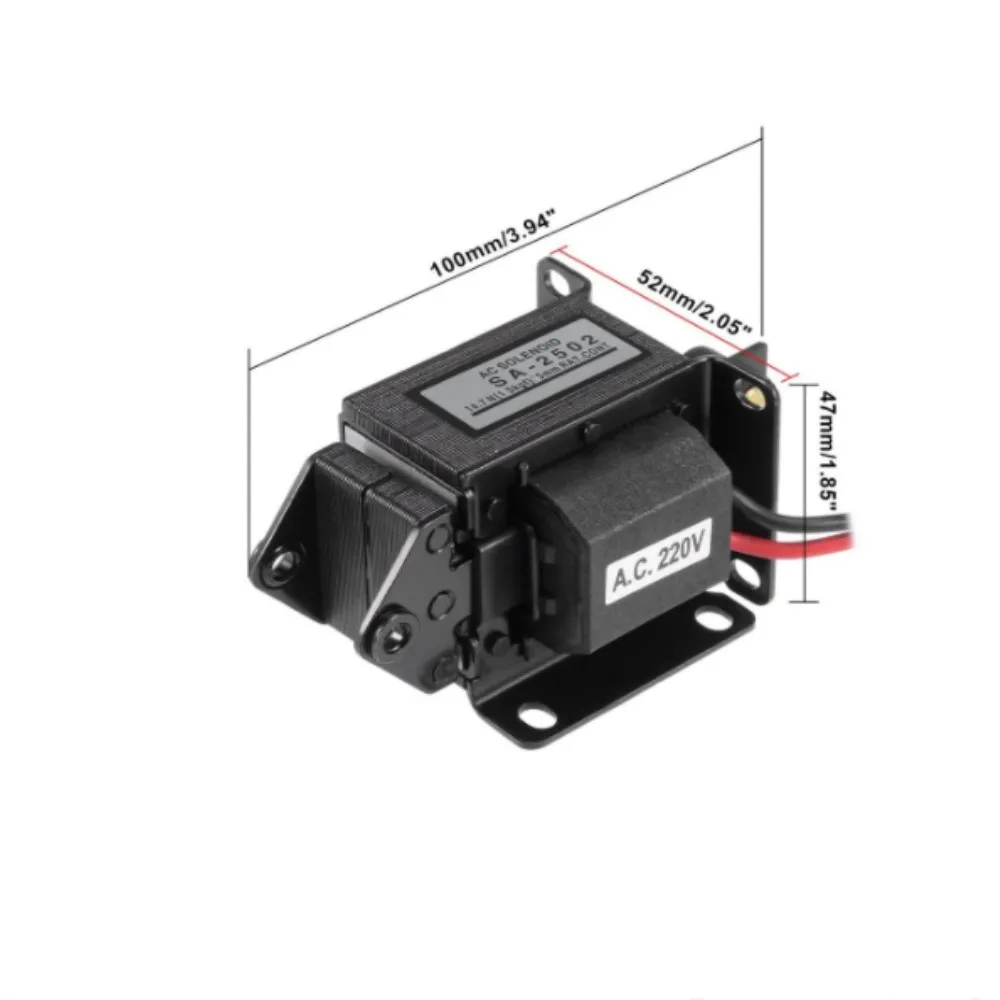 Elettromagnete SA-2502 Da 1,5 Kg – Corsa 15 Mm, AC24/110/220 V, Trazione Potente Per Il Tuo Progetto