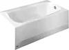 Soaking Bathtub Right Hand Drain, 5 ft x 32 in, White whirlpool bathtub hot tub hot tub bathtub whirlpool bathtub 1