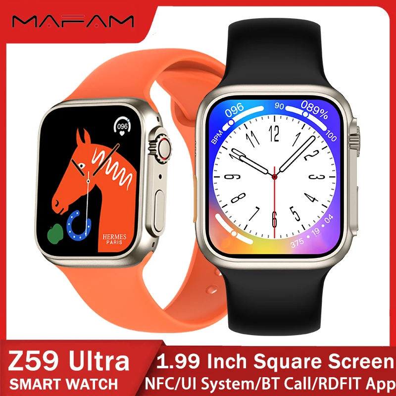 Sinis gradvist tage Smart Watch Ultra 8 Blood Oxygen Test Gps Track 49Mm Men Women Smartwatch  Series 8 Thermometer Bluetooth Call Sports for Apple - AliExpress