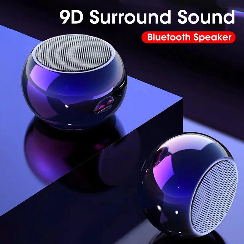 Mini Bluetooth Speaker Wireless Stereo Surround Subwoofer Outdoor Music Loudspeaker Rechargeable Battery Home |