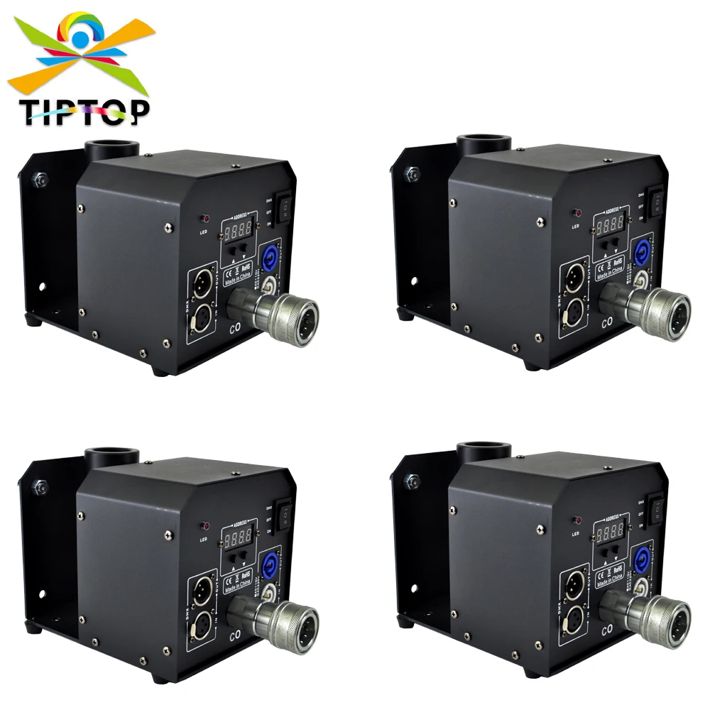 

4 шт./партия, переключаемая машина для сухого льда DMX 512 Co2