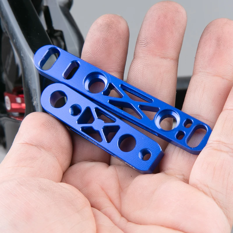 Lightweight CNC Aluminum Alloy Road Bike Disc Brake Adapter with Bolts