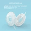 Wearable Breast Milk Collector Shell Silicone Breastfeeding Leakage Prevention Washable Anti-Overflow Pads Reusable Nursing Pads 5