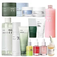 Korean Heartleaf Anua Anti-aging Essence Moisturizing Toner Emulsion Fade Fine Lines Deep Cleaning Facial Cleanser Skin Care Set 1