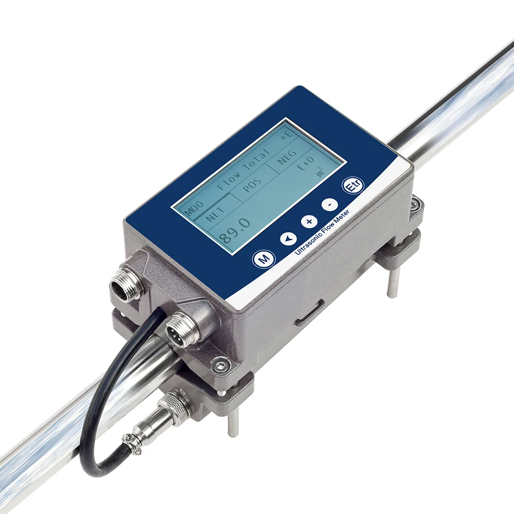 

Industrial Time-Difference Type Ultrasonic Flowmeter Flow Watch Used For Stainless Steel Copper PVC And Other Pipes Of DN15~DN40