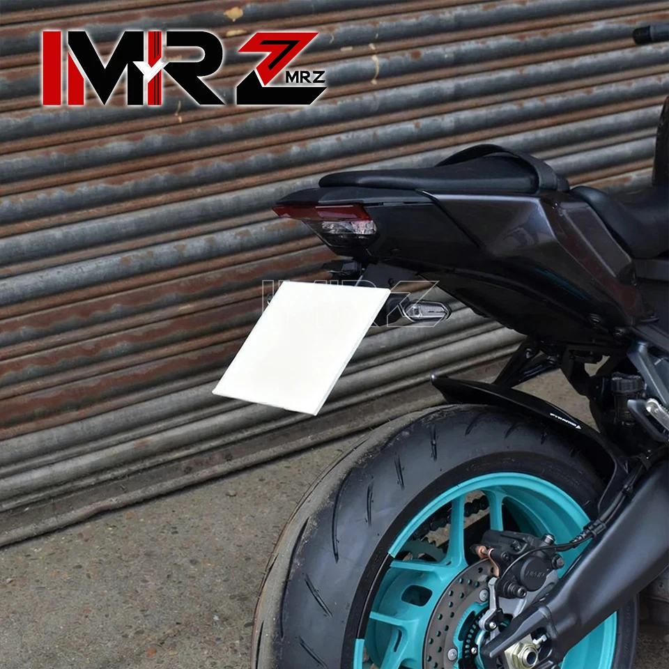 오토바이 리어 라이센스 플레이트 홀더 브래킷 테일 티디 펜더 부품 YZFR9 YZF-R9 MT09 MT-09 SP MT09SP 09SP 2024 2025 2026용