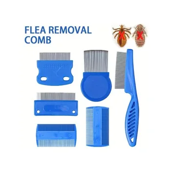 6 Pz/set Pidocchi Pettine Rimuove Facilmente Uova Pidocchi Pettini Forfora Pettini di Lunga Durata Non Deformazione Pidocchi Testa di Rimozione Pidocchi Pettine 1