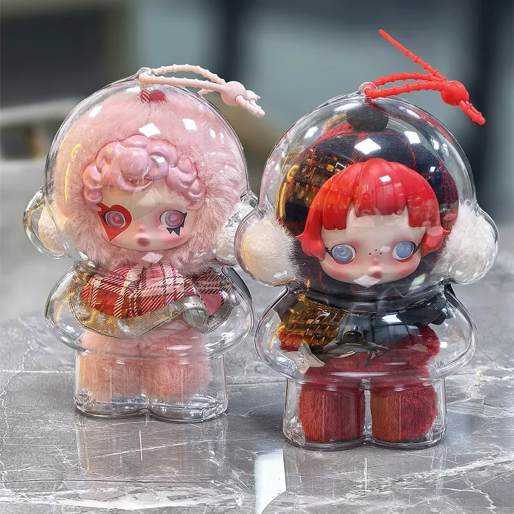 スカルパンダ 1PC 保護アクリル収納ケースぬいぐるみ