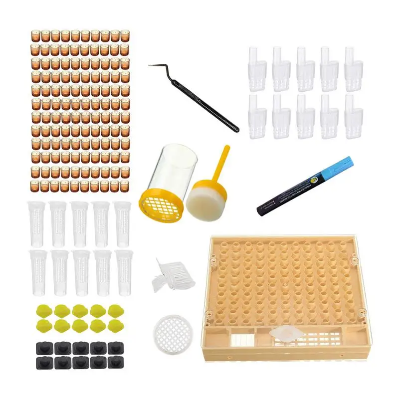 

Complete Queen Rearing Kit Beginners Queen Rearing Bee Breeding Complete Kit Apiculture Equipment Tools Full Bee Breeding Set