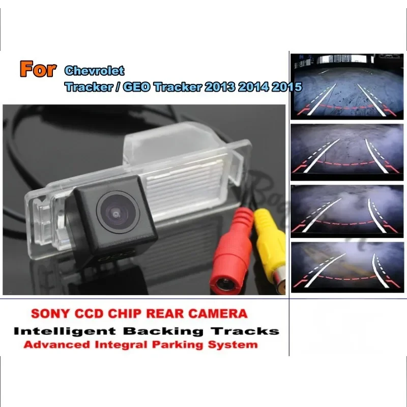 

Умная камера для парковки автомобиля/для Chevrolet Tracker / GEO Tracker 2013 ~ 2015 с модулем следов, задняя камера CCD, ночное видение