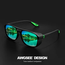 Polarized UV400 Windproof Sports Sunglasses (C5 Green)