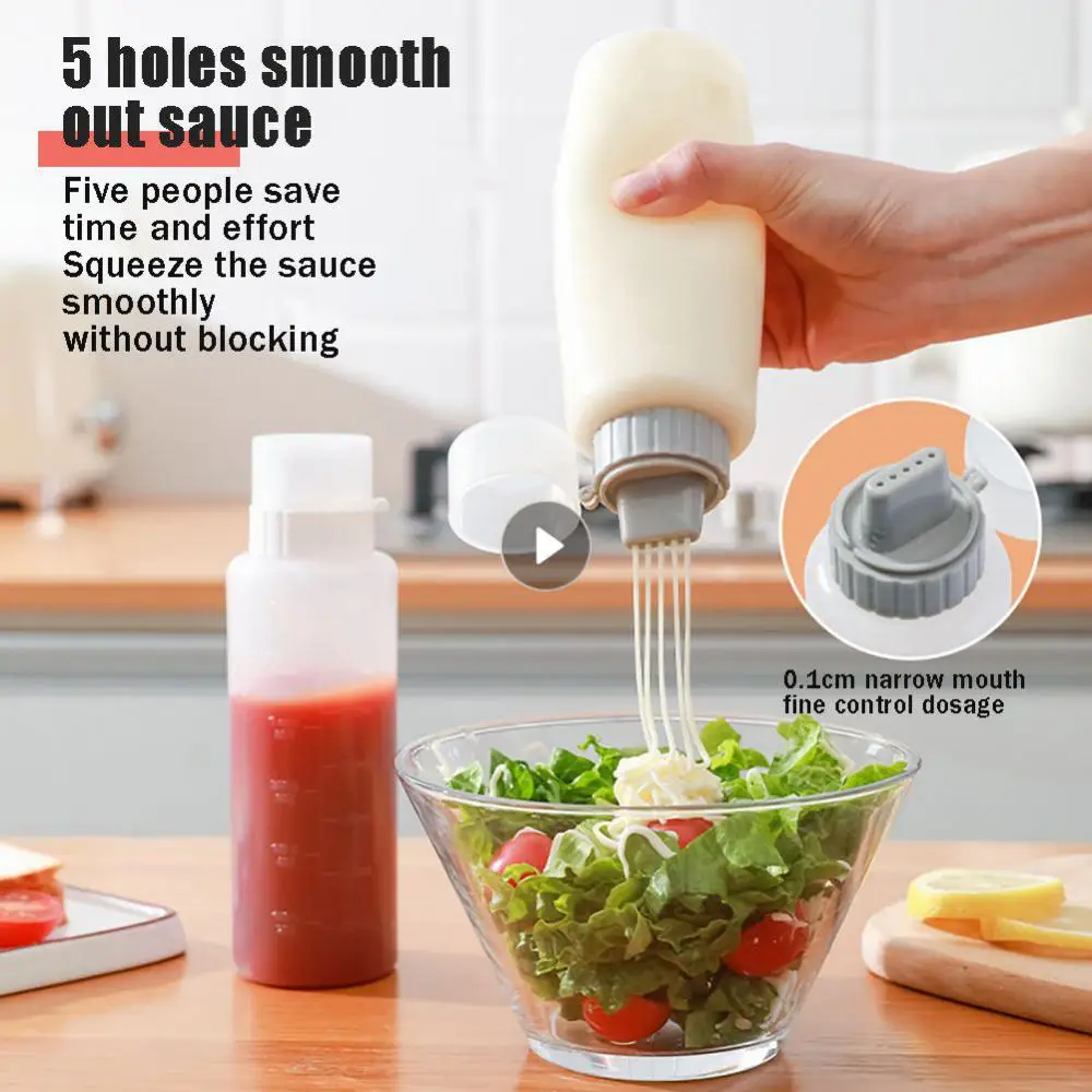 

Squeeze Sauce Bottle Multi-functional Leak-proof Reusable Best Selling Fashionable Highest Evaluation Restaurant Sauce Bottle