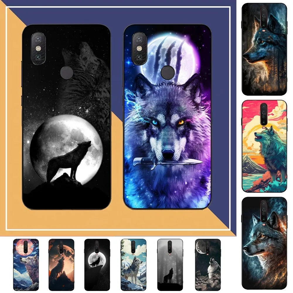 

Cool Wolf Phone Case For Redmi Note 4 X 5 A 6 7 8 Pro T 9 Pro 9S 10 Pro 11 Pro 11S 11Epro PocoM3pro