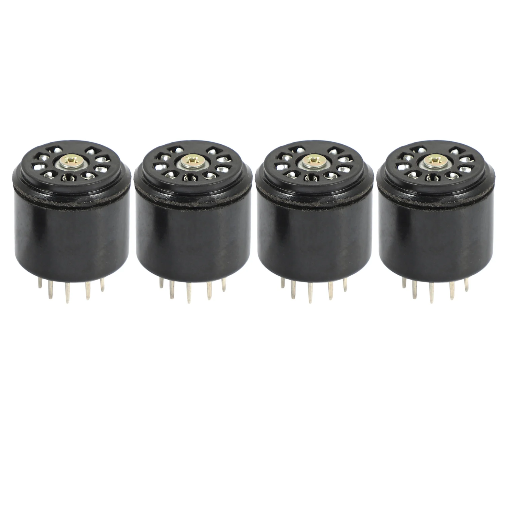 New 4x 9Pin Bakelite Vacuum Tube Socket Saver base For 12AX7 12AU7 ECC82 ECC83 amps, 4 Pcs