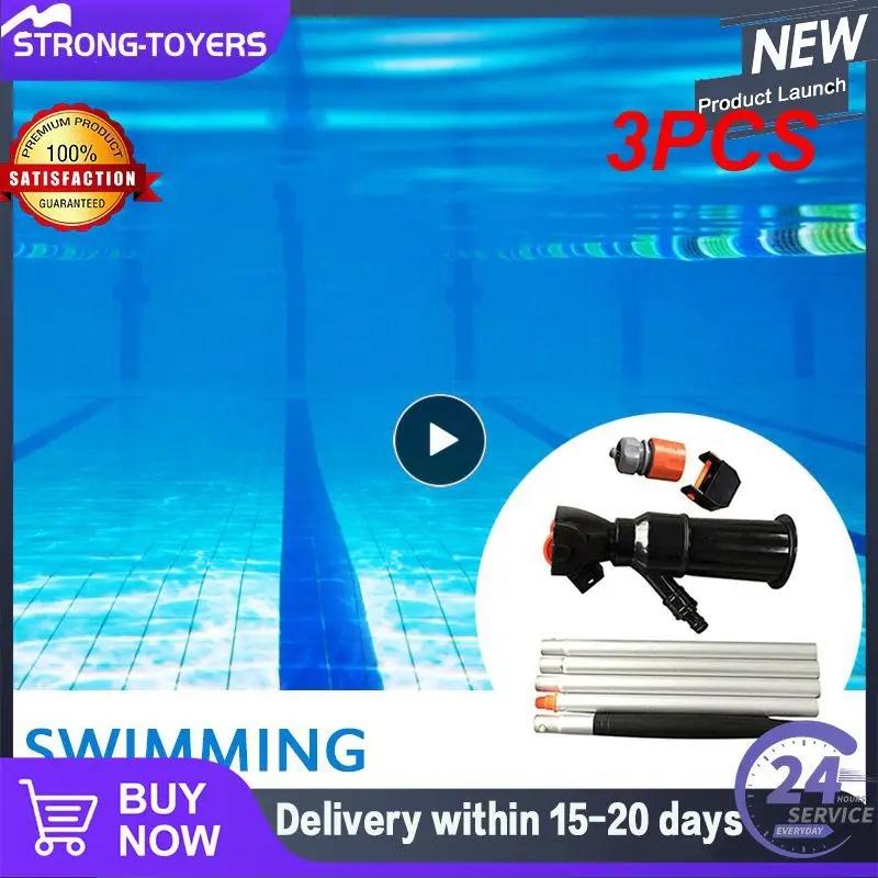 

3PCS Portable Vacuum Cleaner Hot Tub Maximum Durability Swimming Pool Pond Accessories ABS Brush Cleaning Tools Vacuum Hose Kit