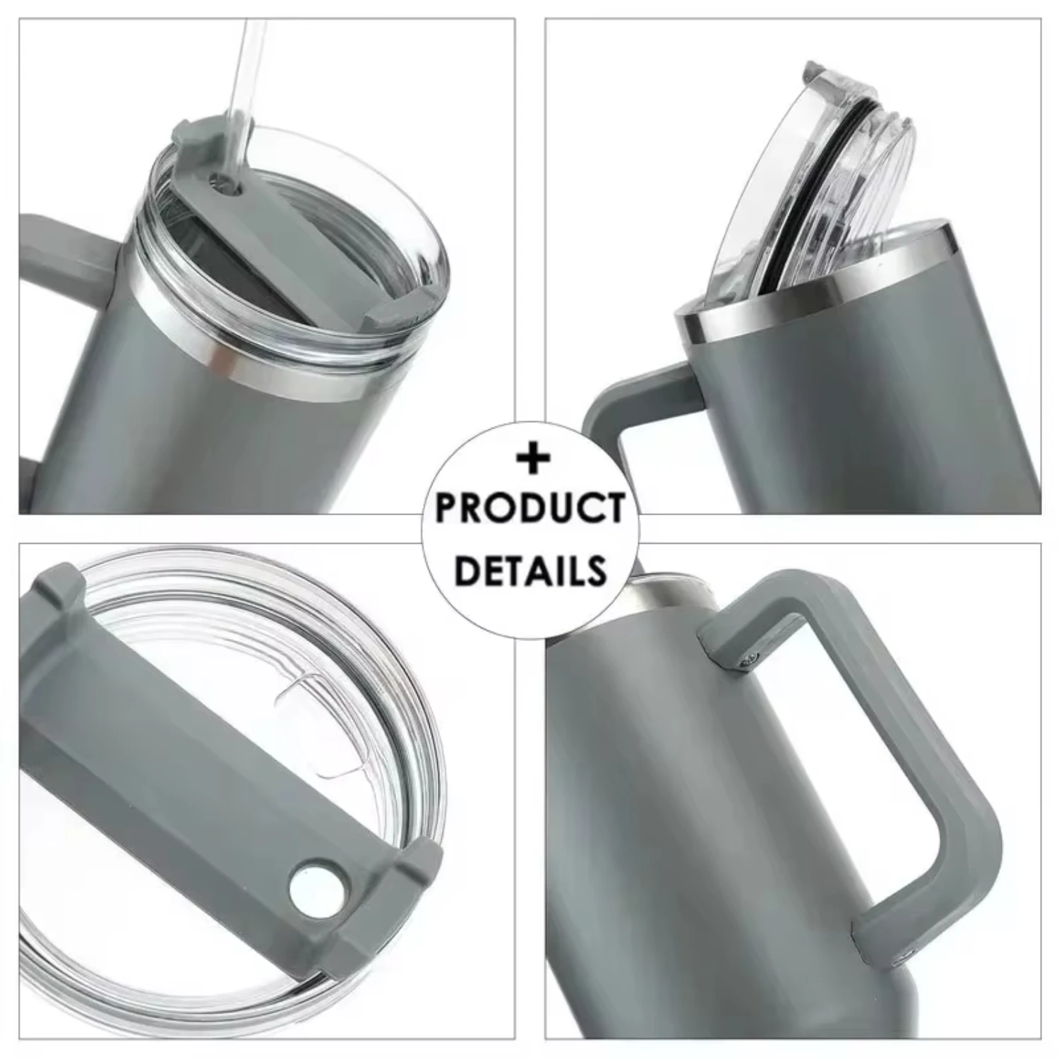 Water Bottle Thermal Mug Stainless Steel Thermos Bottle Thermal Water Bottle Stainless Steel Water Bottle 40oz Straw Coffee Insulation Cup