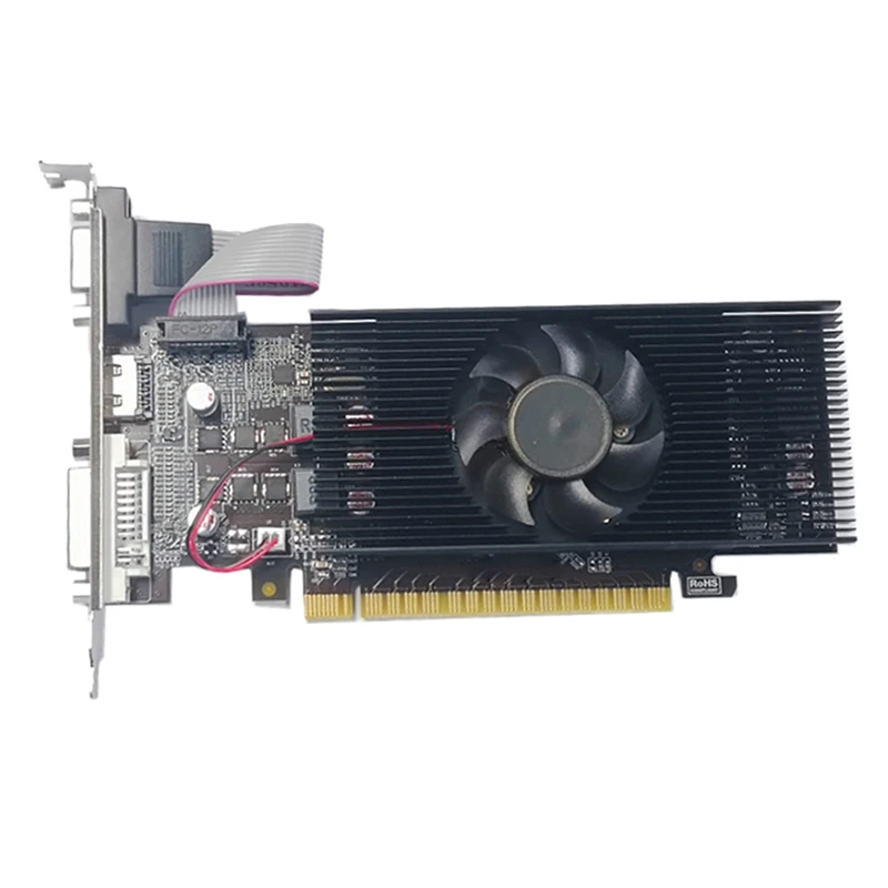 GTX650 2G Graphics Card 2GB DDR5 128Bit 850/1250Mhz PCI Express2.0 VGA+DVI+HD Desktop Half-Height Gaming Graphics Card video card in computer Graphics Cards