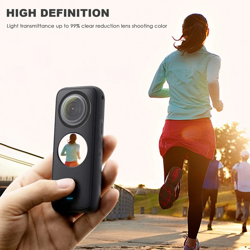 렌즈 가드 카메라 바디 스티커 보호대 커버 키트, 렌즈 캡, Insta 360 ONE X2 용 접착제 포함