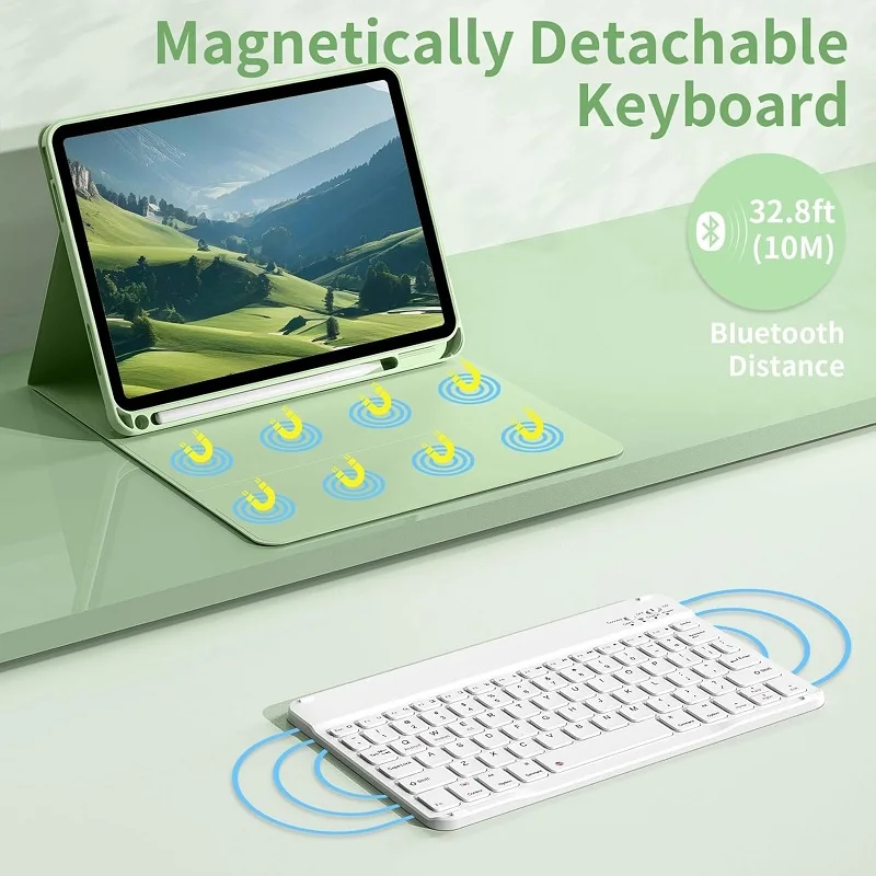 Premium Case with Detachable Bluetooth Keyboard