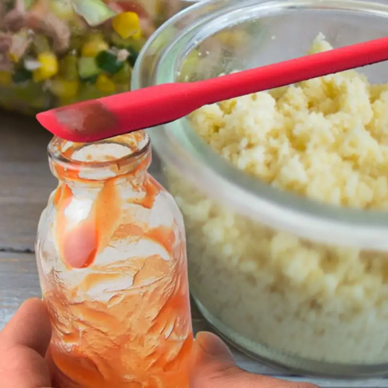 Get a Mini Silicone Spatula, Your Almost-Empty Jars Are Begging You