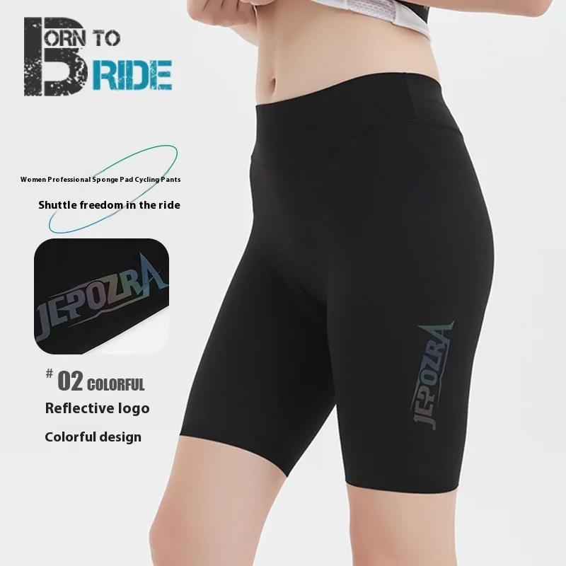 Cycling Shorts High Elasticity Shorts Women Breathable Cycling Clothes for Women Summer Bicycle Pants with Padding 2