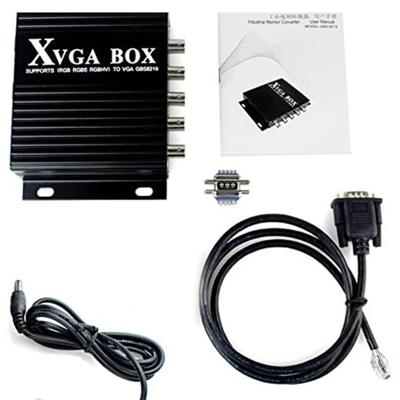 XVGA 박스 RGB RGBS MDA CGA EGA to VGA 산업용 모니터 비디오 컨버터, GBS-8219 산업용 모니터 컨버터
