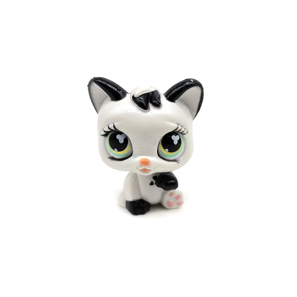 7PCS/Set Pet Shop Lps Toys Dog Collection White Brown Old Puppy Littlest Animal Figure Cute Child Gift - 4