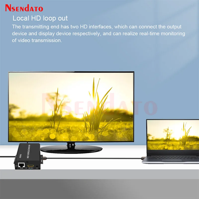 HDMI KVM Extender over 150M Cat5e/6 Ethernet 1080P USB Extender HDMI To RJ45 Extension Adapter For DVD PC Keyboard Mouse