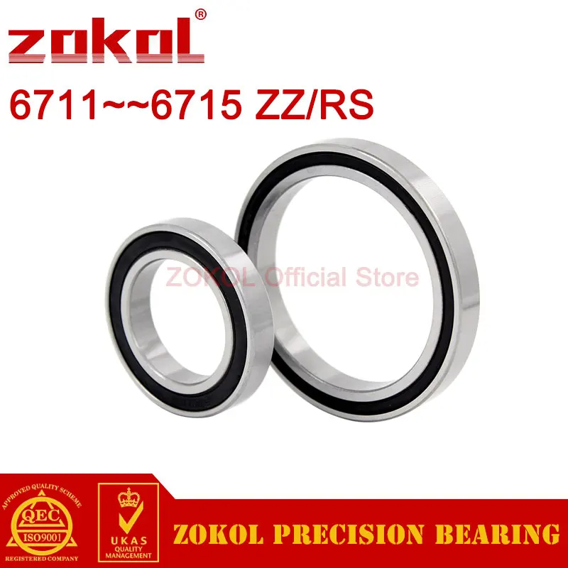 ZOKOL 6711 6712 6713 6714 ZZ Z RS тонкая стенка Beraings шарикоподшипник с глубоким желобом Cnc машина