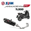 Full Exhaust SPEED EDGE For SYM MAXSYM TL 500 TL500 Exhaust