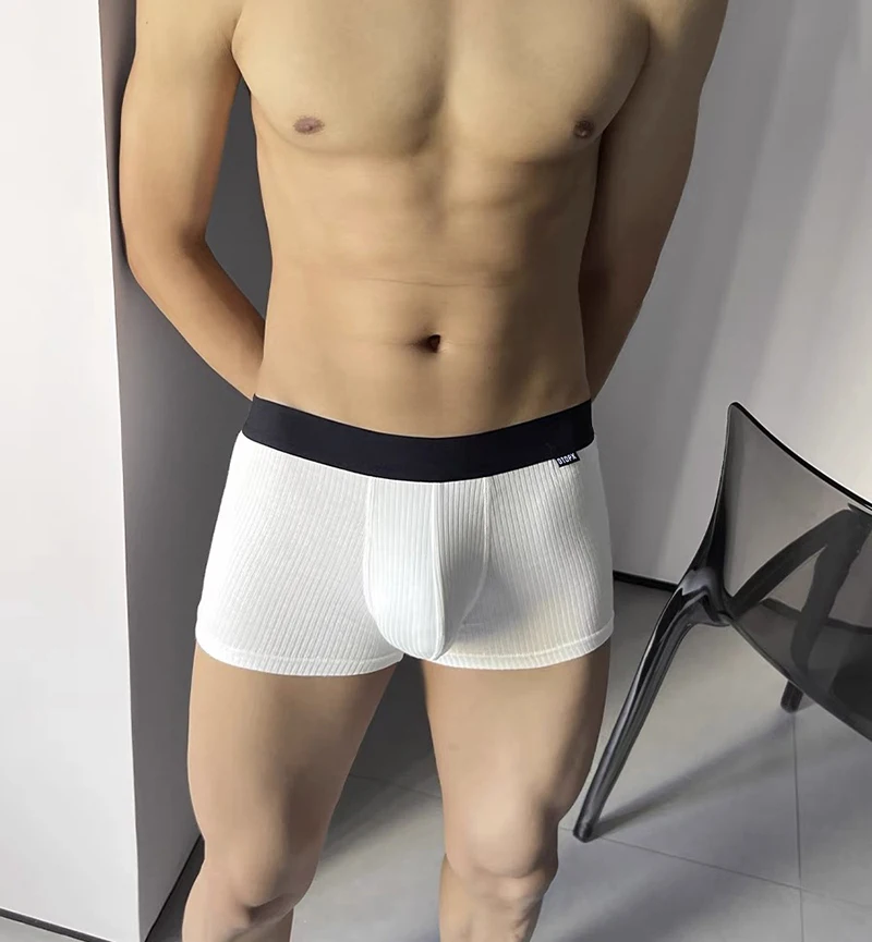 Description Picture 6 of itemMan Underwear Sexy Boxers Modal For Men's Panties Fashion Breathable Soft Boxer Shorts U Bulge Penis Pouch Male Underpants Cueca