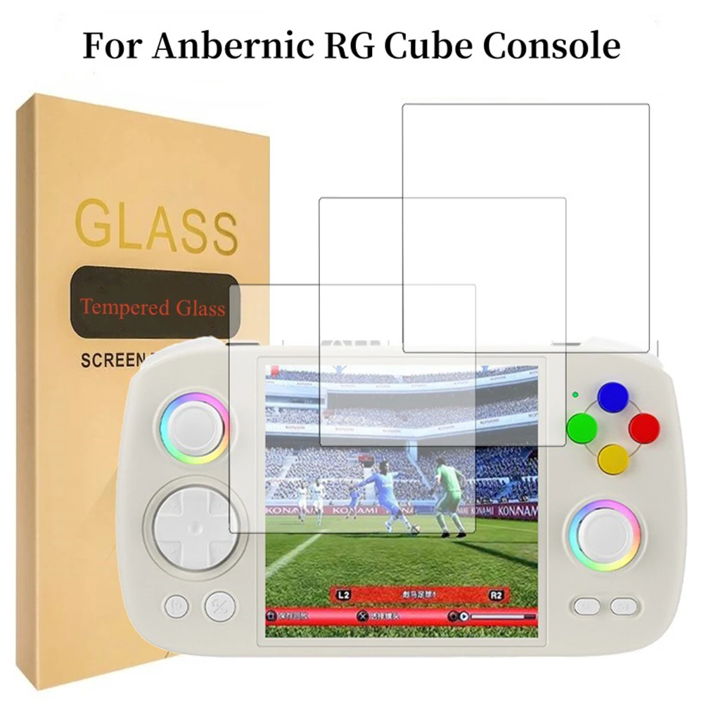For Anbernic RG Cube Screen Protector Film 9H Hardness HD Tempered ...