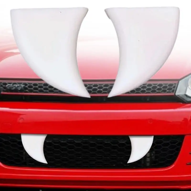 Car Fangs Vampirzähne - Grusel Deko Für Auto Frontgrill An Halloween