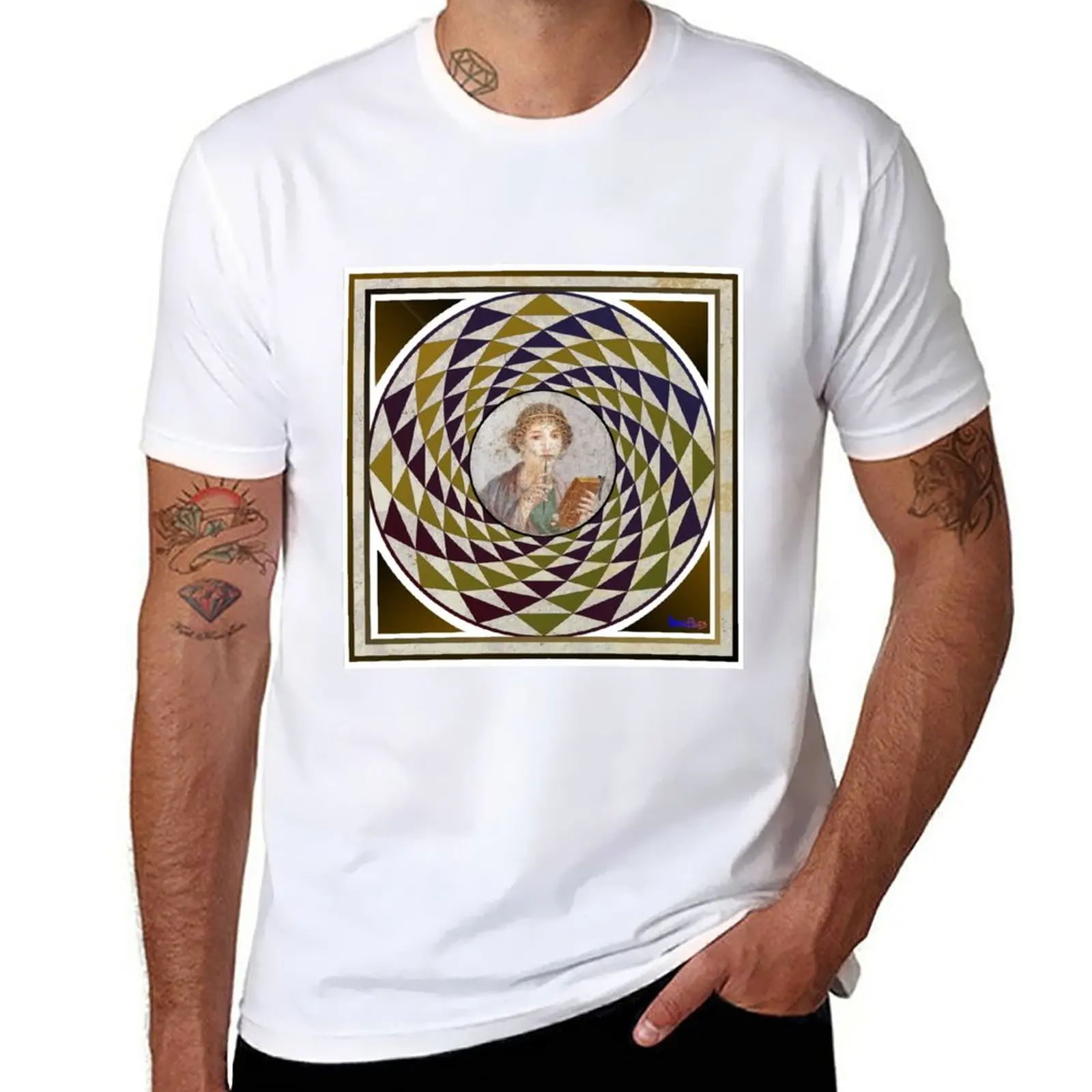 

Green Sapho T-Shirt Aesthetic clothing quick-drying graphics t shirts for men graphic