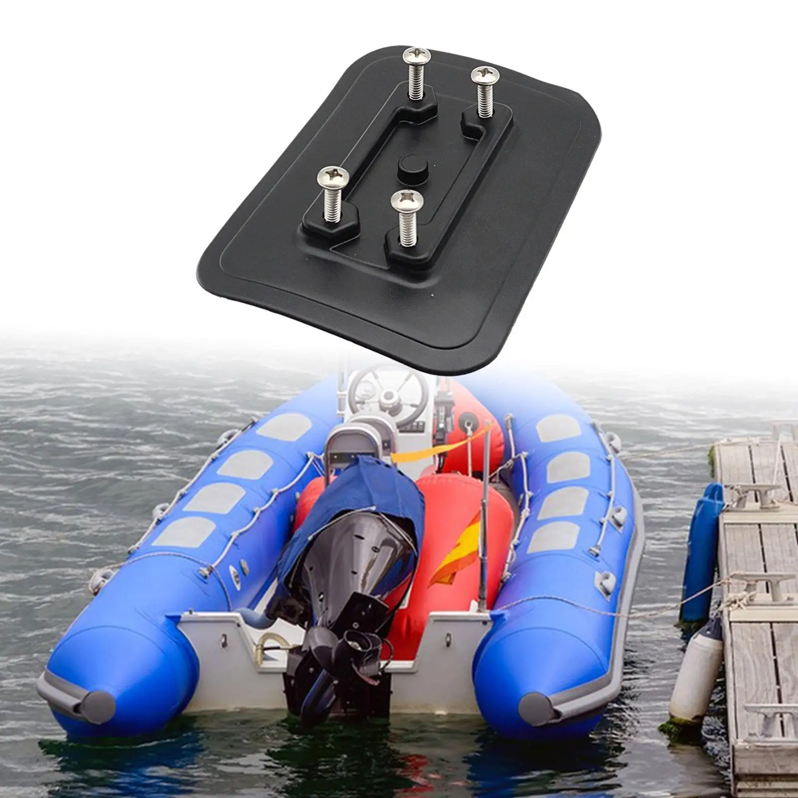 Inflatable Boats Glue on Pad Multifunctional Supplies Sturdy Portable Kayak Stand Pad for Outdoor Sports Surfing Canoe Surfboard inflatable boats supplies