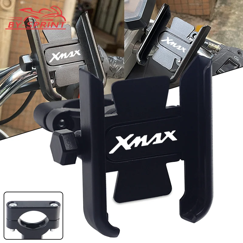 

For YAMAHA XMAX X-MAX125 250 300 400 NMAX 125 155 Motorcycle Handlebar Mobile Phone Holder GPS Navigation Bracket xamx nmax