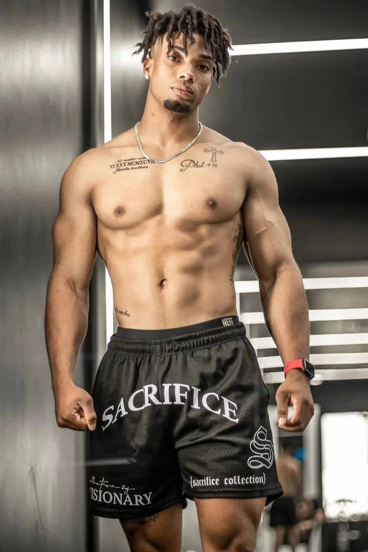 American Style Fashion Trend Men's Clothing Sports Fitness Men's Shorts Quick Drying Breathable Mesh Basketball Training Shorts 6