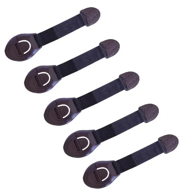 1/5 Pcs Drawer Safety Strap Lock for Baby Children Cabinet Refrigerator Door Toilet Lid Lock Kids Safety Protector Accessorie cabinet lock,child lock,safety lock,refrigerator lock,refrigerator door lock