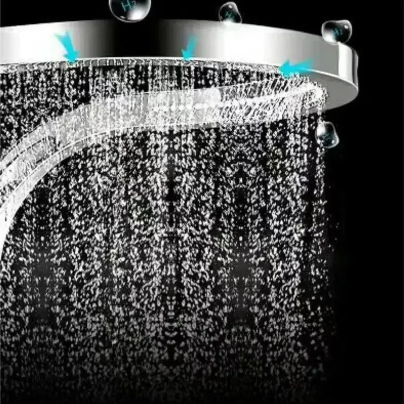 Circular Waterfall Shower Screen Shower Set, Copper Household Bathroom, Bathroom, Multi functional Shower #dgd353 3
