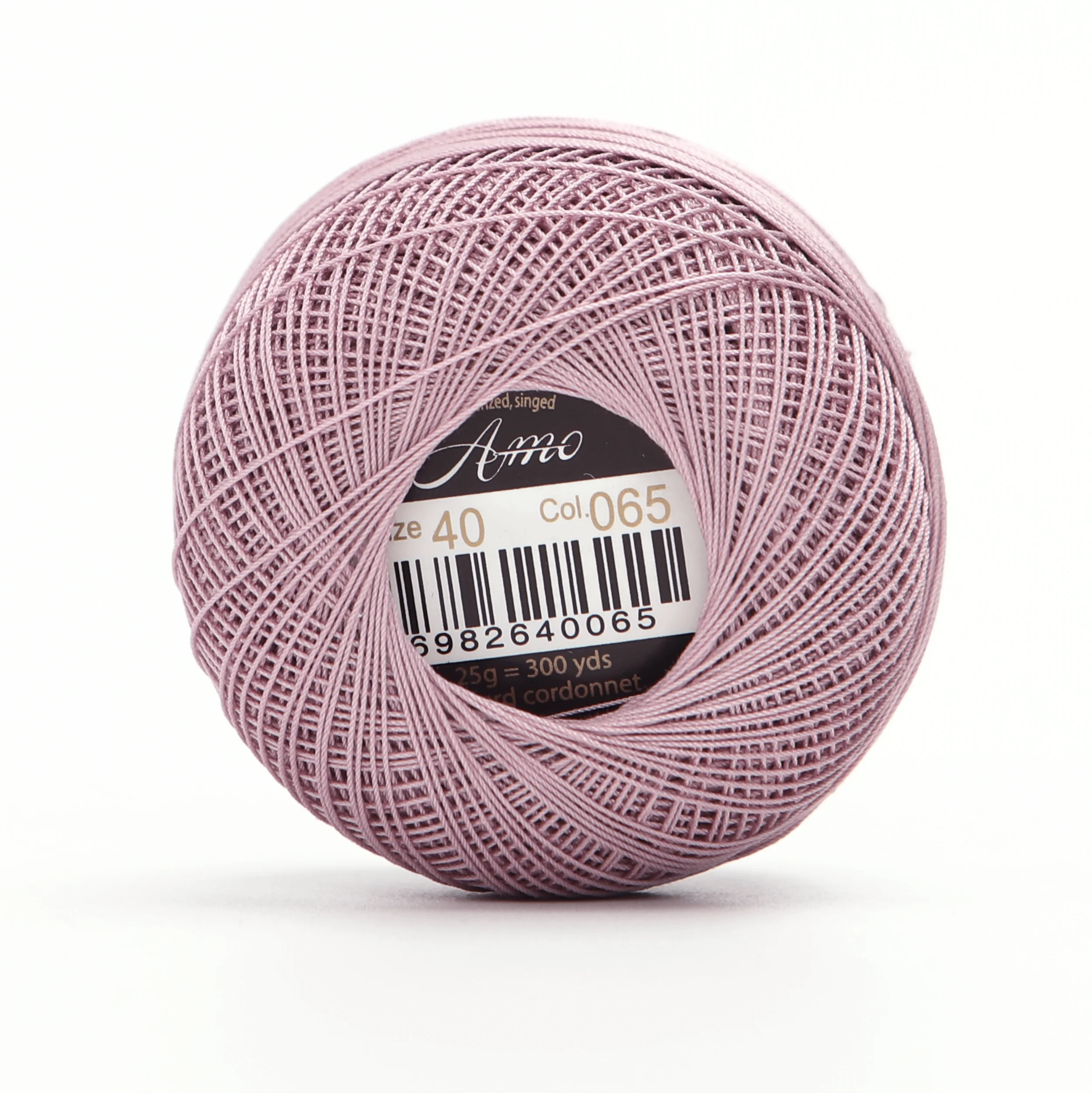 Größe 40, doppelt merzerisierter Häkelgarn aus ägyptischer Baumwolle, perfekt für Occhi-Projekt, 25-Gramm-Kugel, 300 Yards, 56 Farben erhältlich – Detail 40