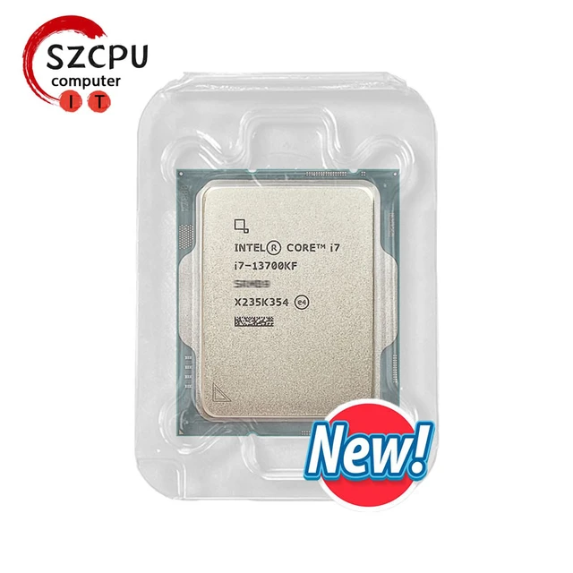 Intel Core i7-13700KF i7 13700KF 3.4 GHz 16-Core 24-Thread CPU Processor  10NM L3=30M 125W LGA 1700 Tray New but without Cooler