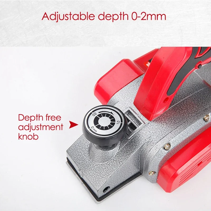 220V Aluminium Body Electric Planer Woodworking Desktop Wood Cutting Engraving Slotting Milling Trimmer Electric Planing Machine 4