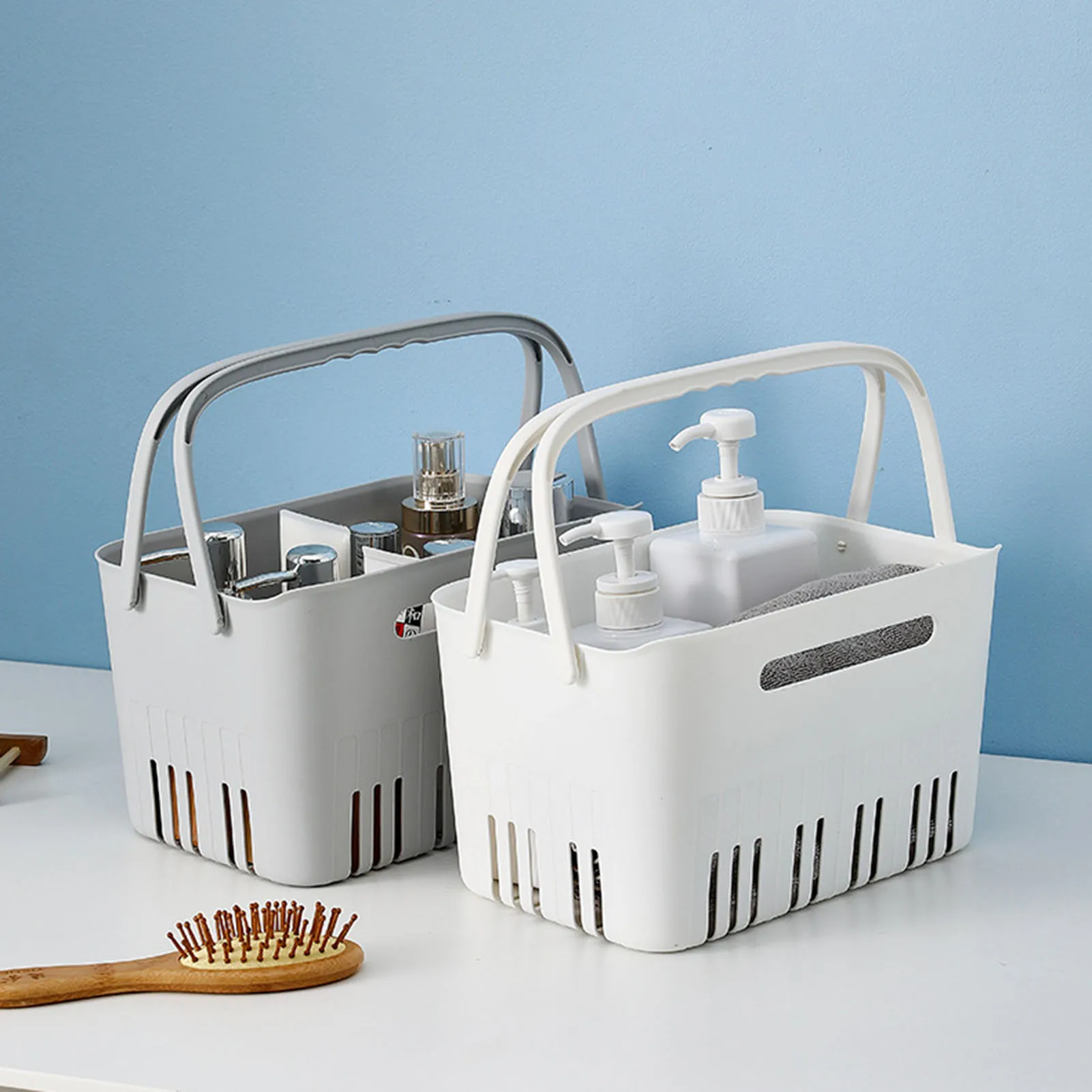 Storage Bag Toilet Storage Rack Shower Caddy Basket Plastic Organizer Storage Tote