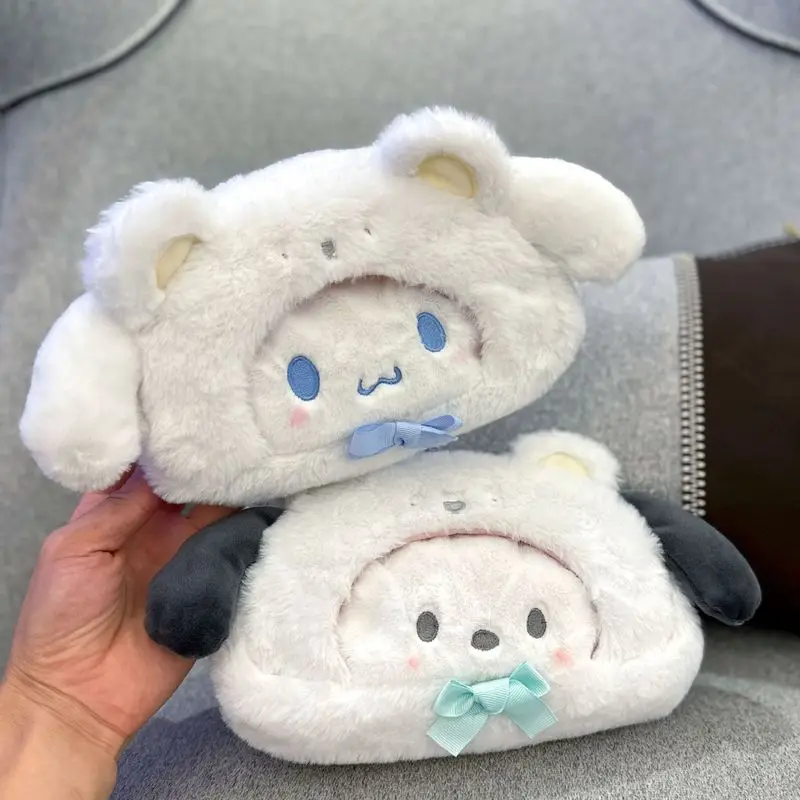 

New Kawaii Japanese Autumn And Winter Plush Pen Bag Cute Cartoon Girl High Beauty Pen Bag Student Learning Supplies