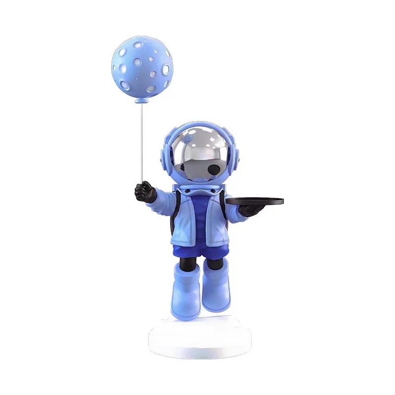 Large Creative Astronaut Astronaut Floor-standing Storage Ornaments, Smart Home Decorations, Bluetooth Speaker Functions 5