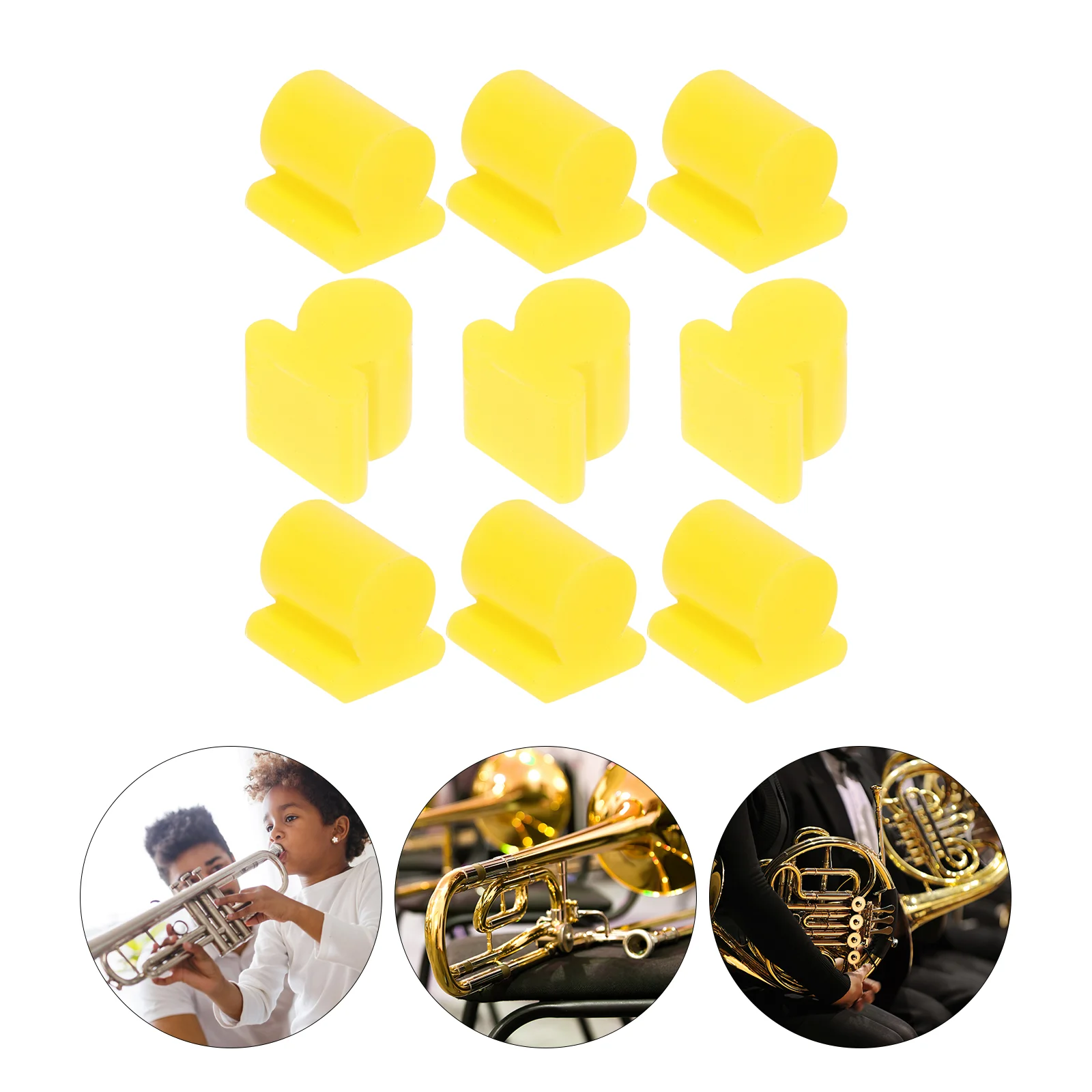 20 Pcs Musical Instrument Mute Pad Trombone Bumper Guitar Acoustic Silicone
