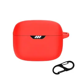 Silicone Anti - drop Dustproof Protective Earbud Case - Washable Wireless Earphone Shell (Red)