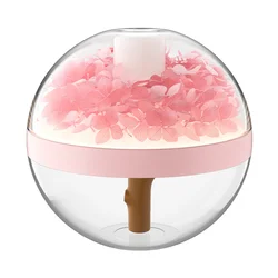 Christmas Gift Humidifier Wholesale 2023 new Romantic design 270ml Built-in Battery Home Office LED light Waterless Auto-off